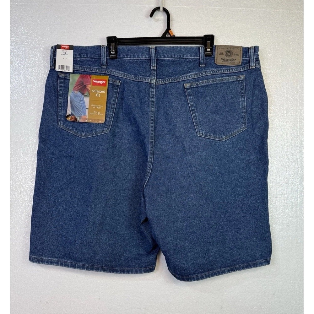 Wrangler Relaxed Fit Denim Shorts Mens Sz 46 / 10in Inseam Flat Outdoor Work New